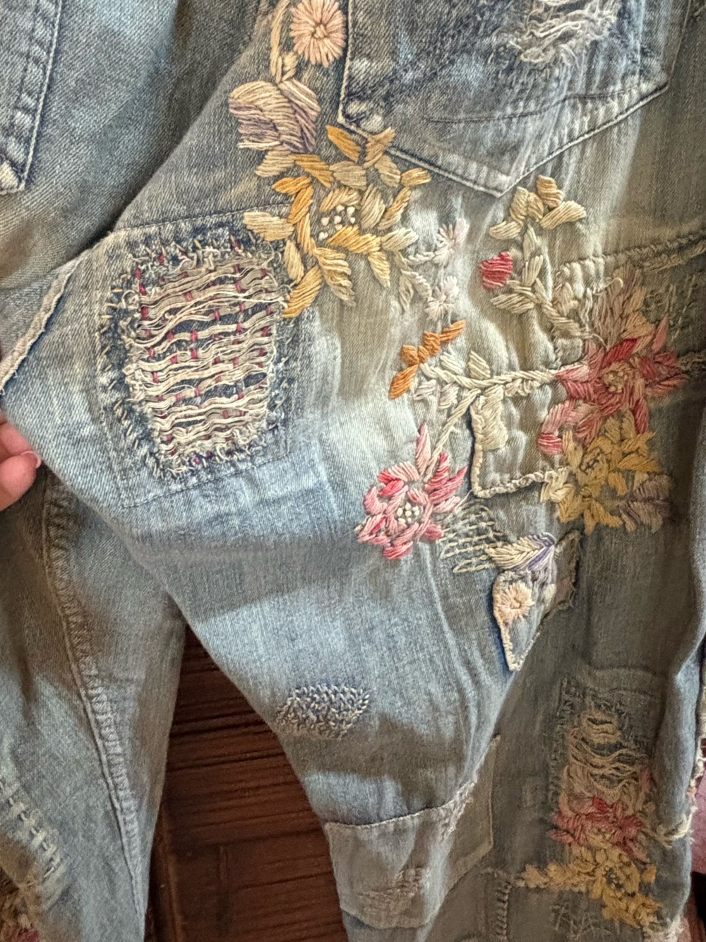 Magnolia Pearl Hummingbird Miner Denims 907 Faded Indigo - Picture 9 of 16